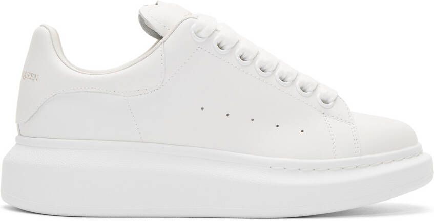 Alexander McQueen White Oversized Sneakers - Picture 5