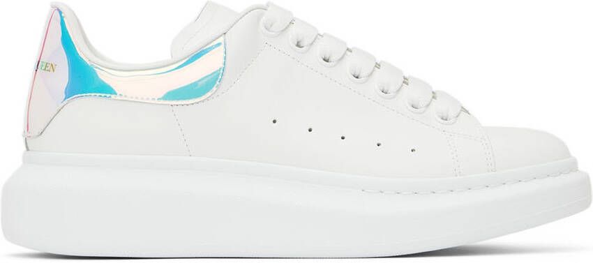 Alexander McQueen White Oversized Sneakers - Picture 5