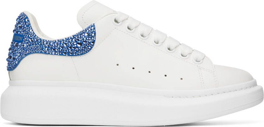 Alexander McQueen White Oversized Sneakers - Picture 4