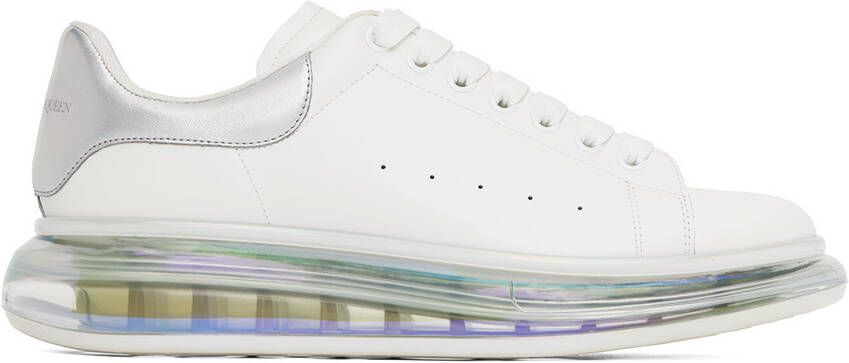 Alexander McQueen White Oversized Sneakers - Picture 5