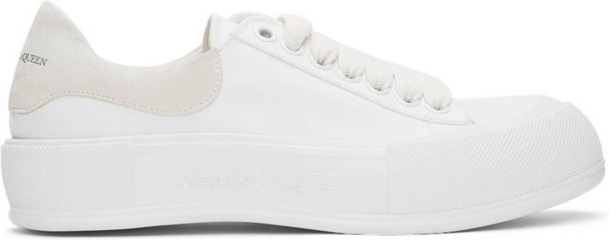 Alexander McQueen White Pimsoll Sneakers - Picture 5