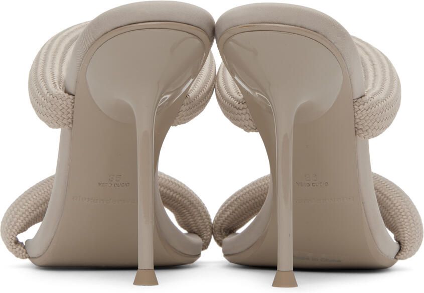Alexander Wang Beige Julie Tubular Heeled Sandals