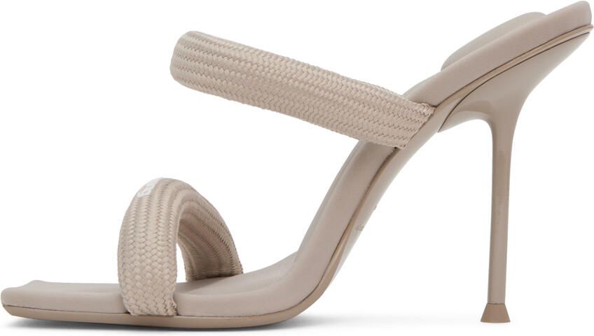 Alexander Wang Beige Julie Tubular Heeled Sandals - Picture 3