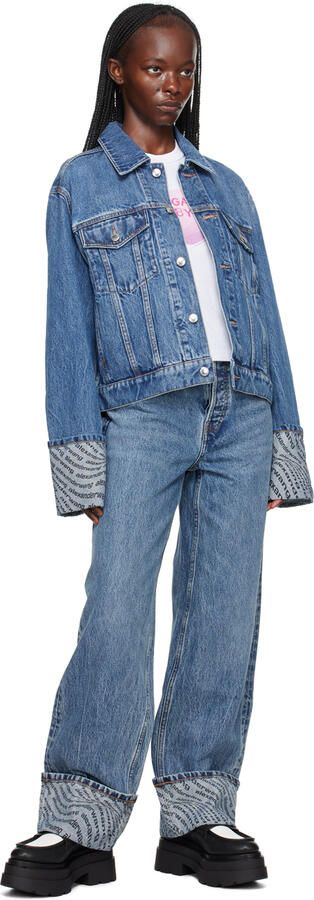 Alexander Wang Black & White Carter Loafers - Picture 4