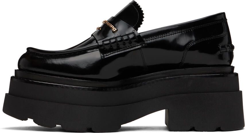 Alexander Wang Black Carter Platform Loafers - Picture 3