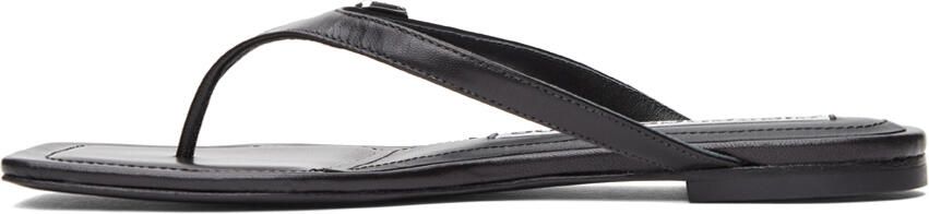 Alexander Wang Black Ivy Thong Flat Sandals - Picture 4