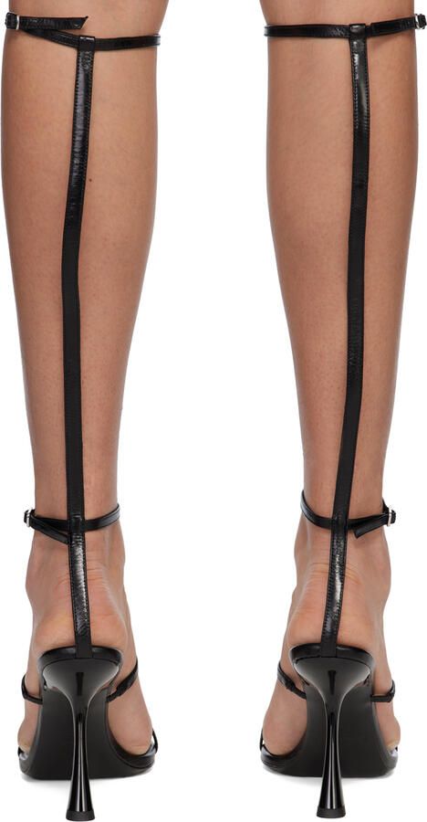 Alexander Wang Black Nala 105 Heeled Sandals