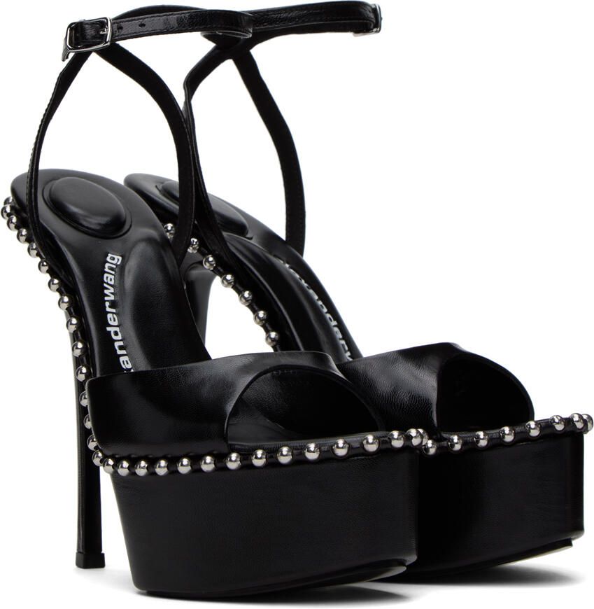 Alexander Wang Black Nova 145 Heeled Sandals - Picture 2