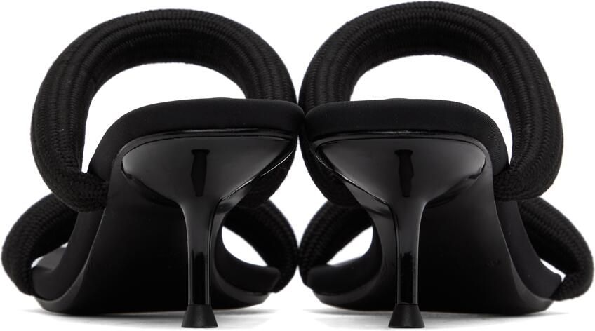 Alexander Wang Black Padded Jessie Heeled Sandals