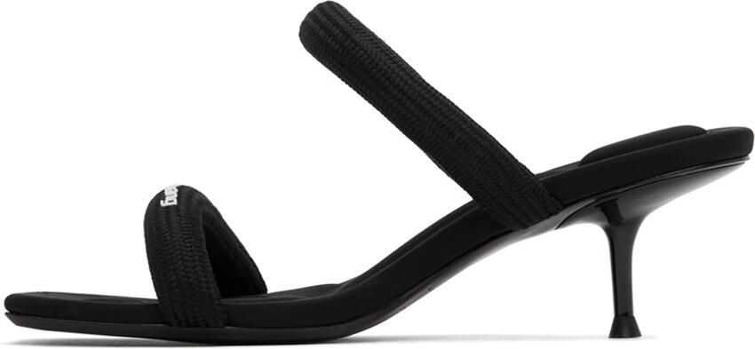 Alexander Wang Black Padded Jessie Heeled Sandals - Picture 3