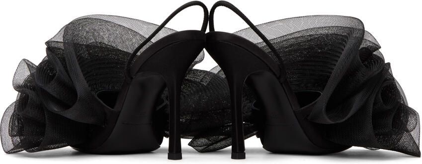 Alexander Wang Black Pom 105 Heels - Picture 3