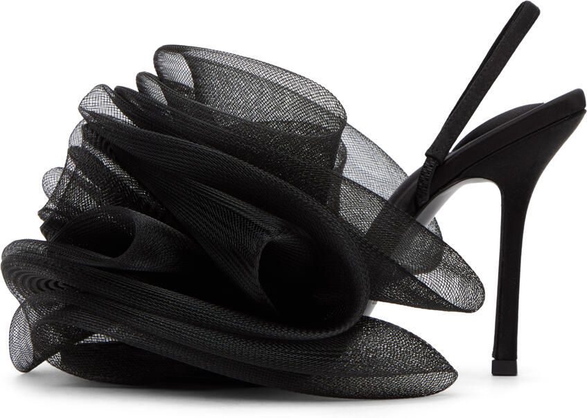 Alexander Wang Black Pom 105 Heels