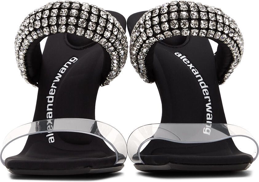 Alexander Wang Black PVC Julie Heeled Sandals - Picture 3