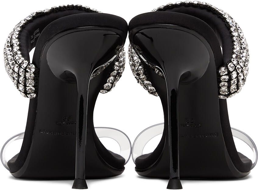 Alexander Wang Black PVC Julie Heeled Sandals - Picture 2