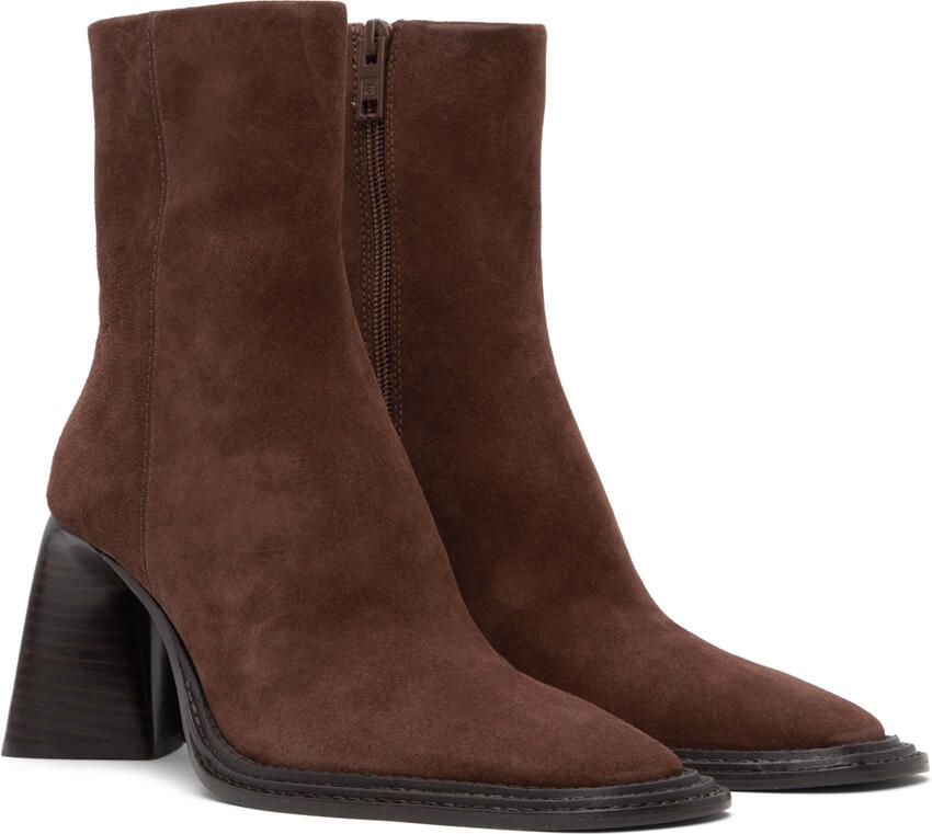 Alexander Wang Brown Booker 85 Boots - Picture 2