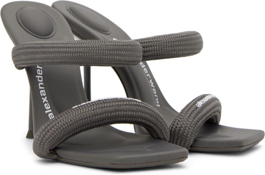 Alexander Wang Gray Julie Tubular Sandal - Picture 2