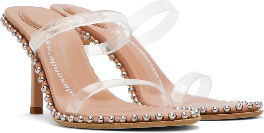 Alexander Wang Pink Nova 85 Heeled Sandals - Picture 2