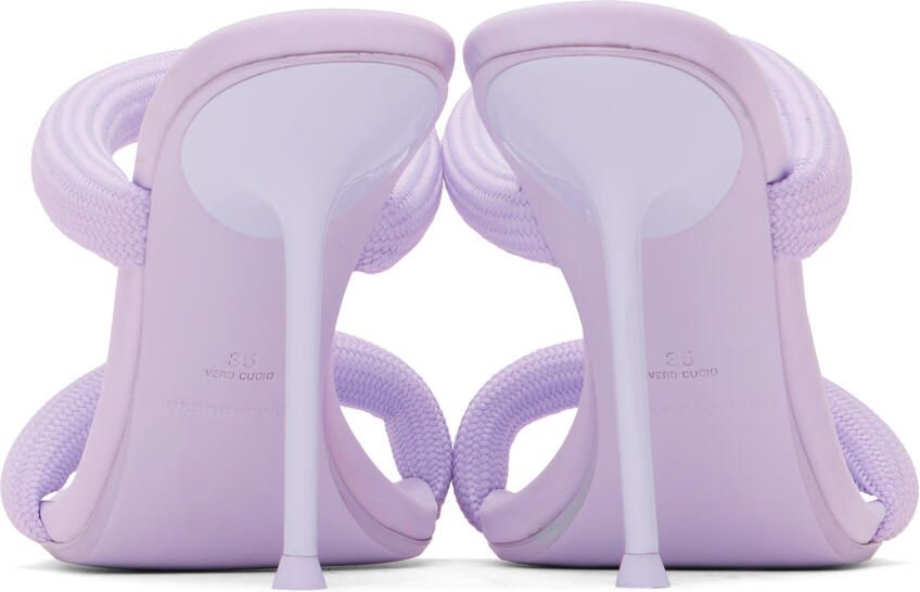 Alexander Wang Purple Julie Heeled Sandals