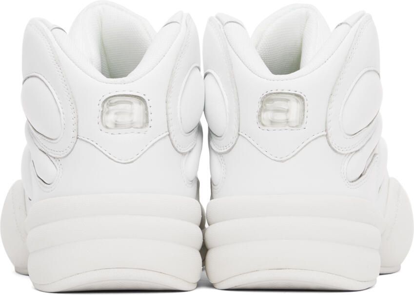 Alexander Wang White AW Hoop Sneakers