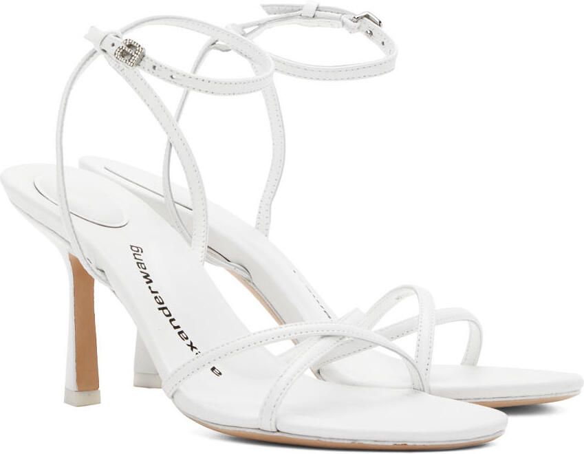 Alexander Wang White Dahlia 85 Heeled Sandals - Picture 2