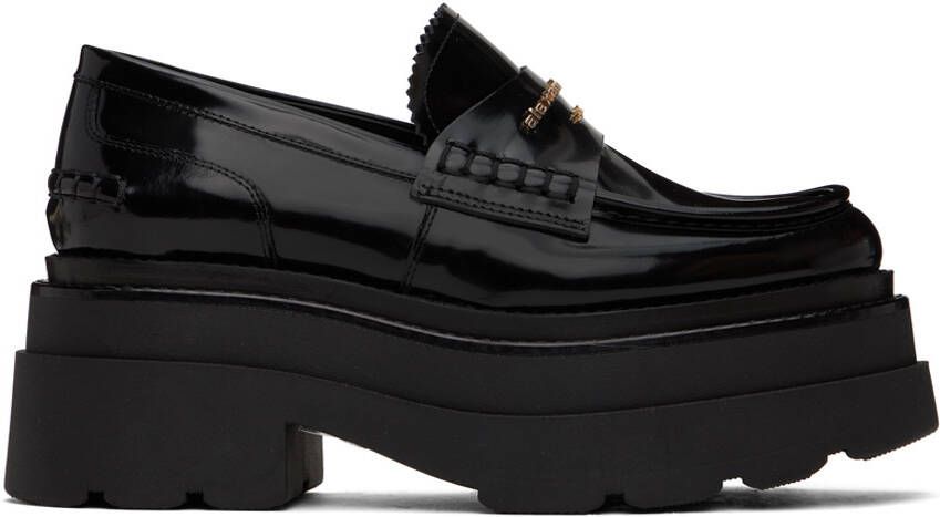 Alexander Wang Black Carter Platform Loafers - Picture 5