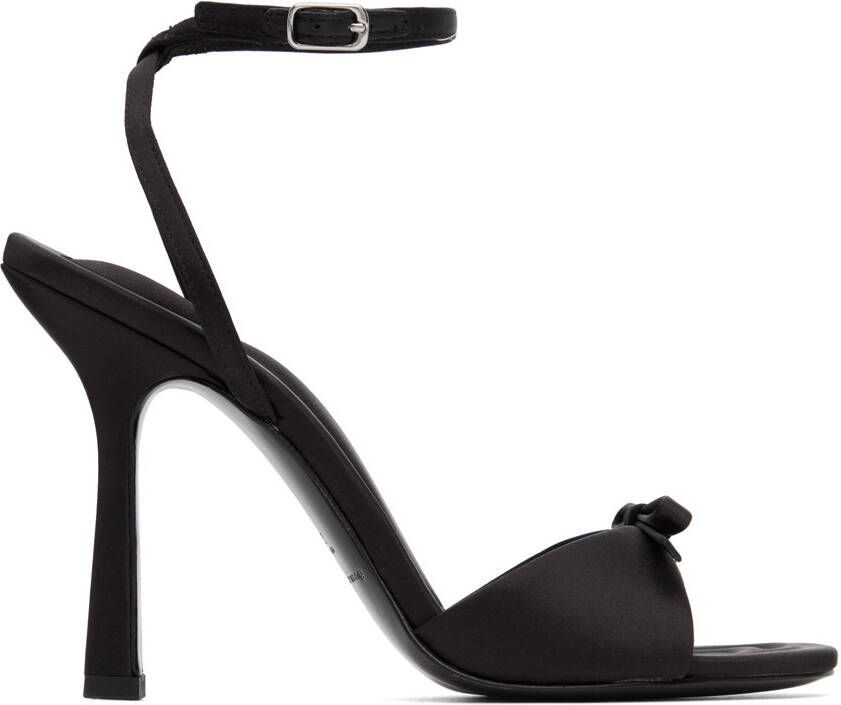 Alexander Wang Black Dahlia 105 Bow Heeled Sandal - Picture 5
