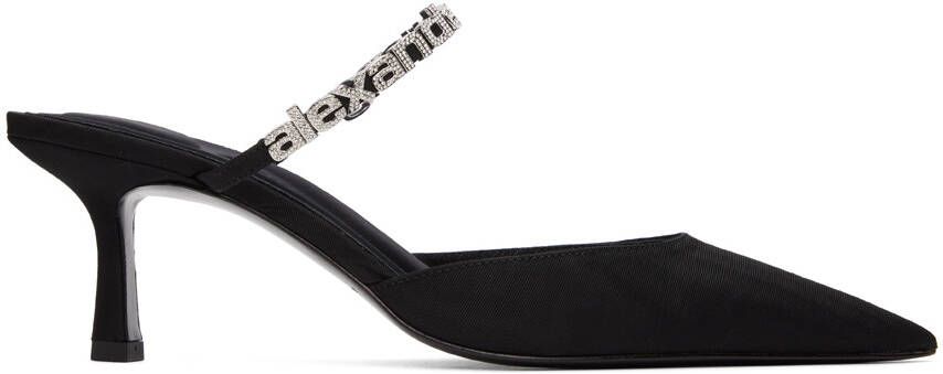Alexander Wang Black Delphine 65 Mules - Picture 5