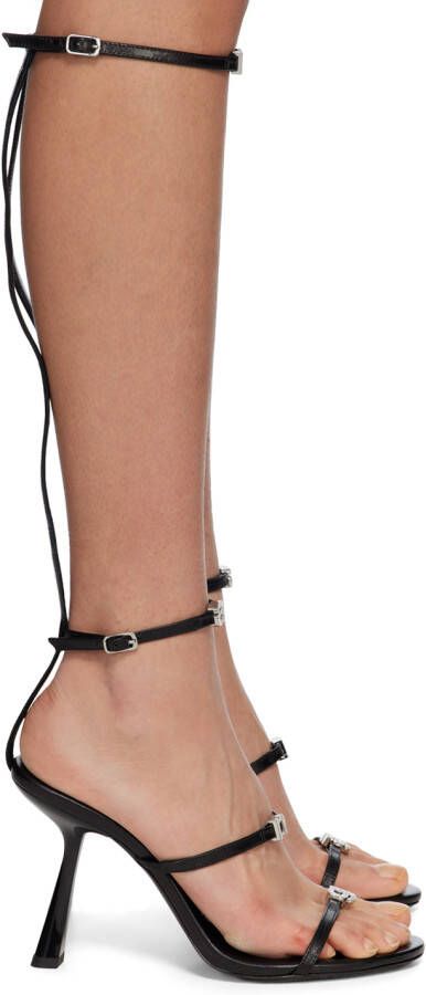 Alexander Wang Black Nala 105 Heeled Sandals - Picture 5