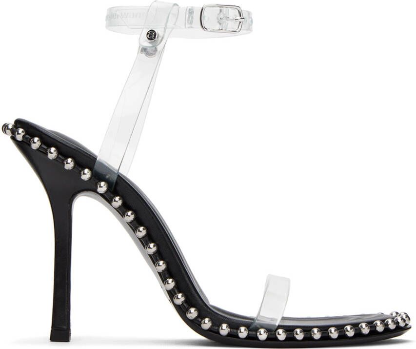 Alexander Wang Black Nova 105 Heeled Sandals - Picture 4