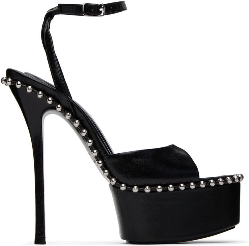 Alexander Wang Black Nova 145 Heeled Sandals - Picture 4