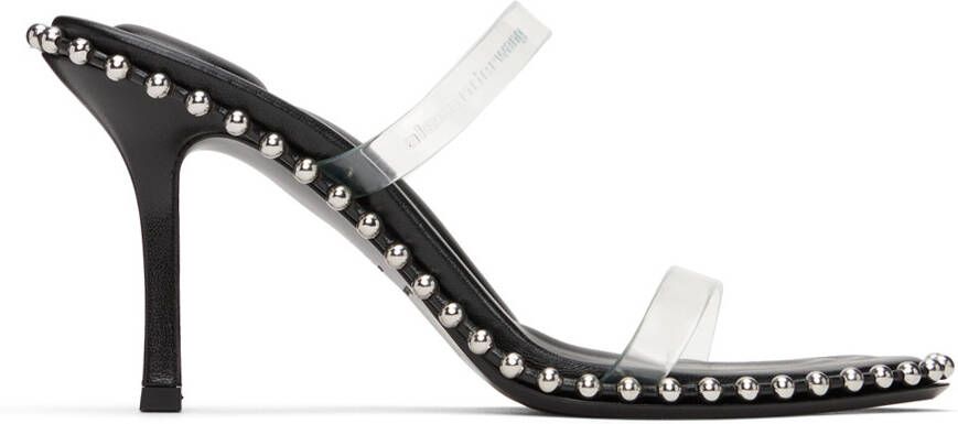 Alexander Wang Black Nova 85 Heeled Sandals - Picture 5