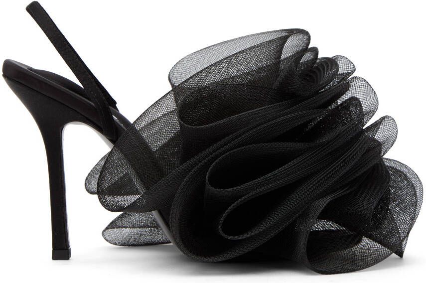 Alexander Wang Black Pom 105 Heels - Picture 5