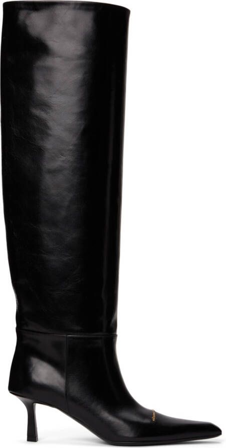 Alexander Wang Black Viola 65 Slouch Boots - Picture 5