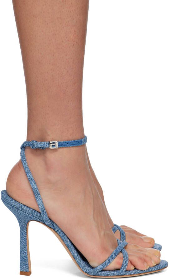 Alexander Wang Blue Dahlia 105 Heeled Sandals - Picture 5