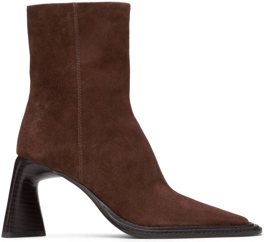 Alexander Wang Brown Booker 85 Boots - Picture 5