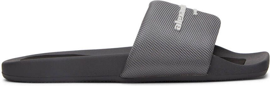 Alexander Wang Gray AW Pool Slide