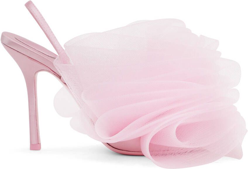 Alexander Wang Pink Pom 105 Heeled Sandals