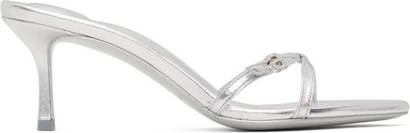 Alexander Wang Silver Lucienne 65 Heeled Sandals - Picture 2