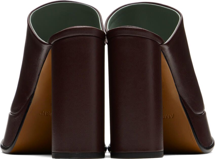AMBUSH Brown Platform Mules