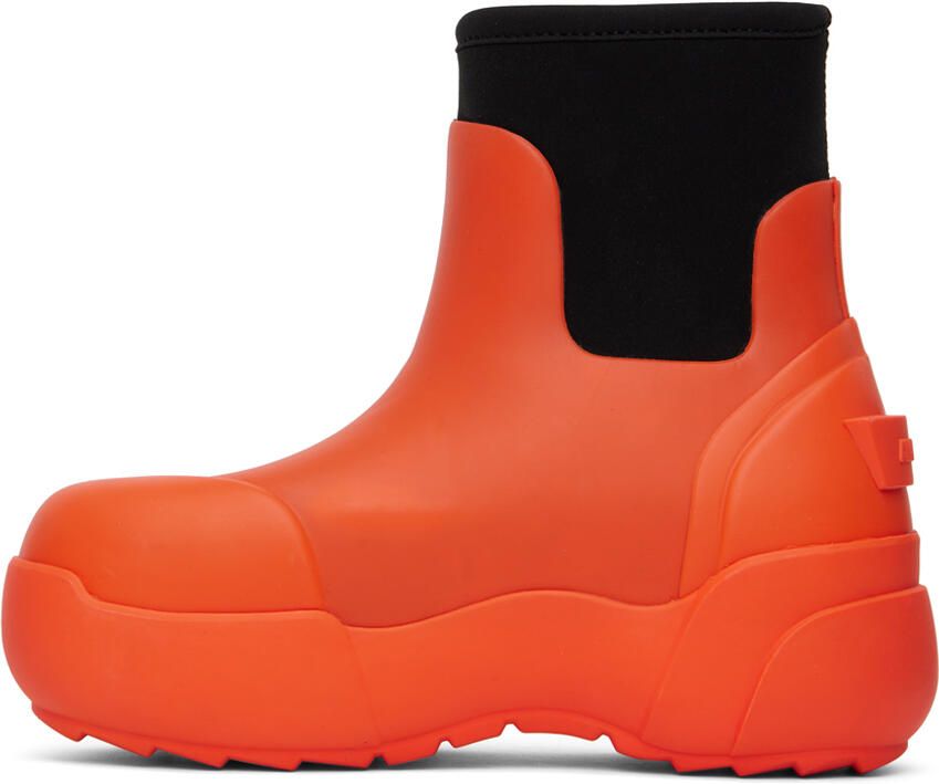 AMBUSH Orange Rubber Boots - Picture 2