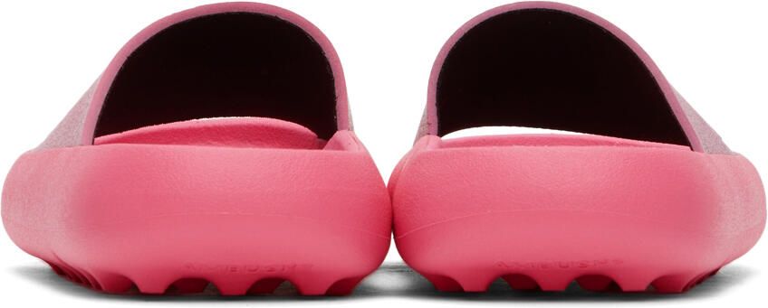 AMBUSH Pink Logo Flat Sandals - Picture 2