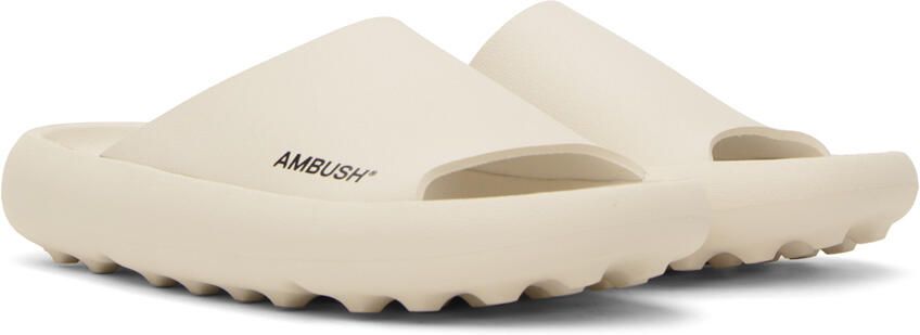 AMBUSH White Rubber Slides - Picture 2