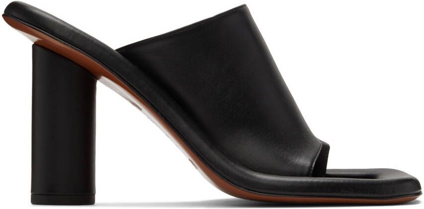 AMBUSH Black Leather Mules