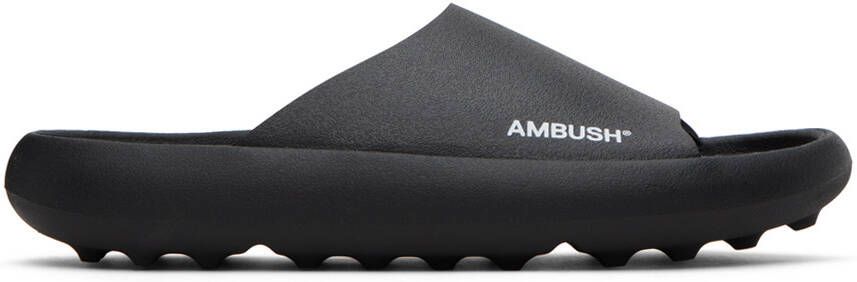 AMBUSH Black Printed Sandals - Picture 5