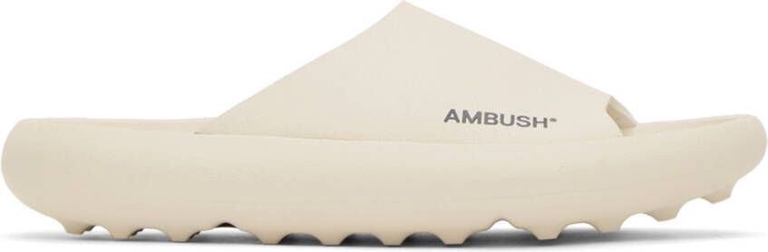 AMBUSH White Rubber Slides - Picture 5