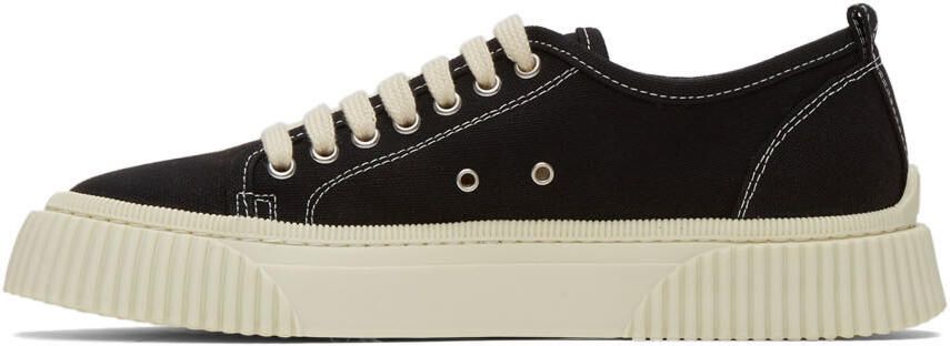 AMI Alexandre Mattiussi Black Ami de Cœur Low Sneakers - Picture 4