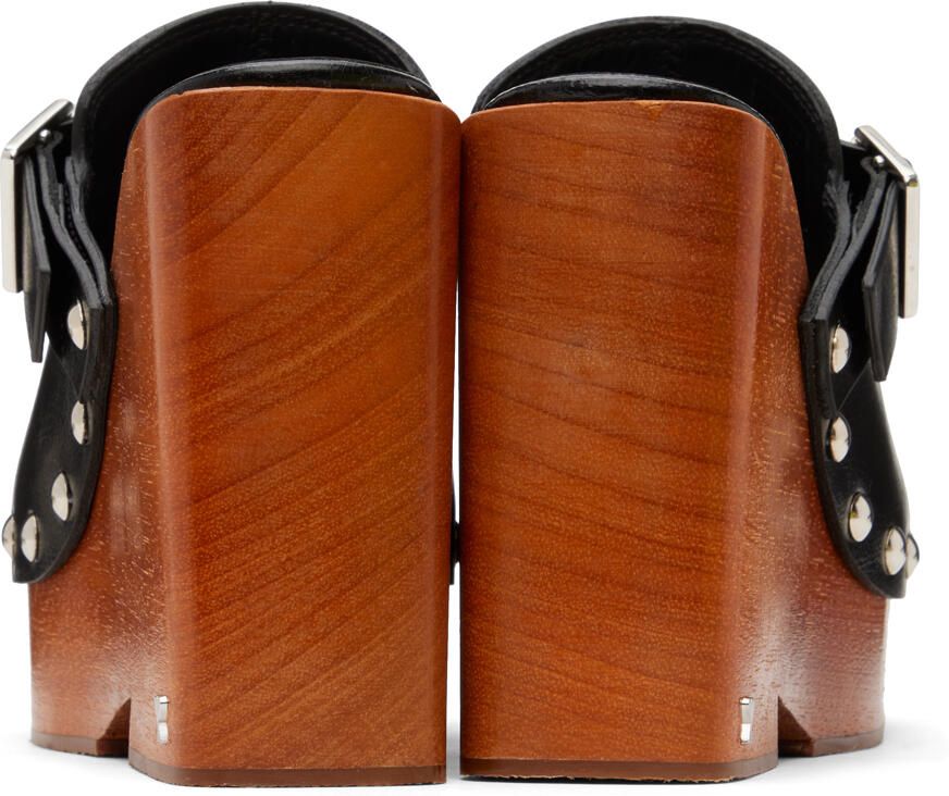 AMI Alexandre Mattiussi Black Close Toe Clogs - Picture 5