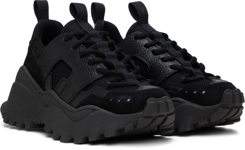 AMI Alexandre Mattiussi Black Lucky 9 Sneakers - Picture 2