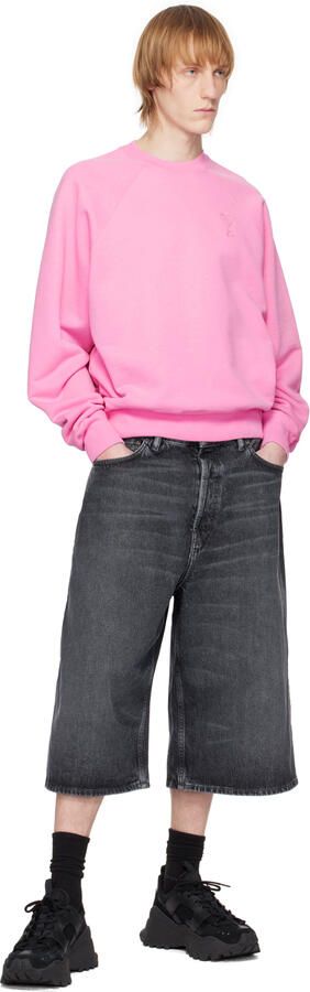 AMI Alexandre Mattiussi Black Lucky 9 Sneakers - Picture 4