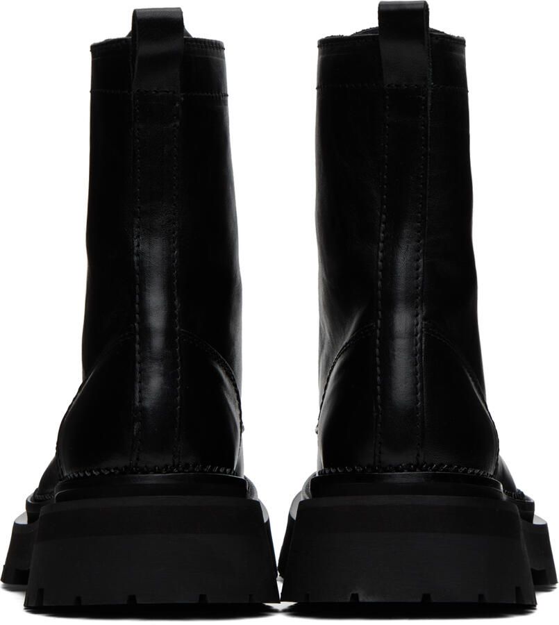 AMI Alexandre Mattiussi Black Mid Height Boots
